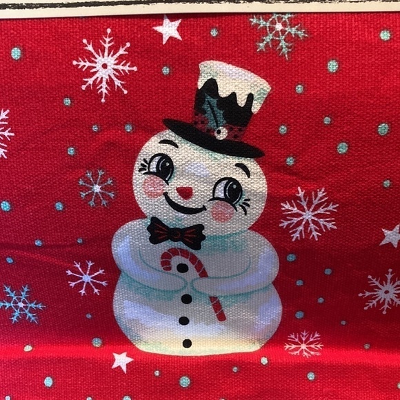 NEW Johanna Parker SNOWMAN PLACEMATS AND KITCHEN TOWELS - Picture 5 of 8